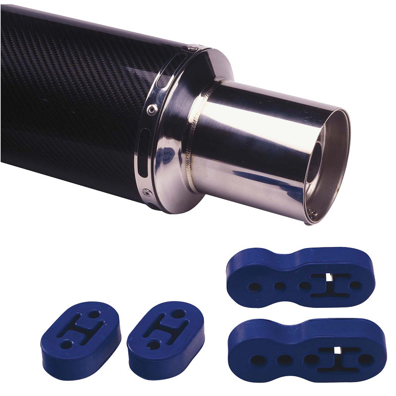 AutoStyle, gomma universale per scarico - blu - 4x9mm - pezzo singolo