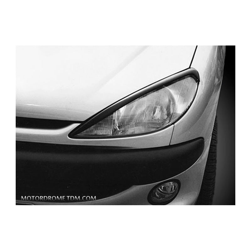 Motordrome, sopracciglia fari, adatte a Peugeot 206 (ABS)