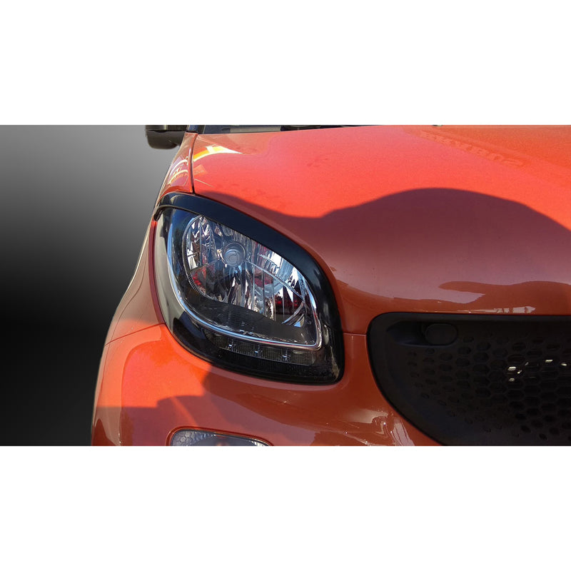 Motordrome, nakładki na reflektory, pasuje do MCC Smart ForTwo & ForFour (453) 2014- (ABS)