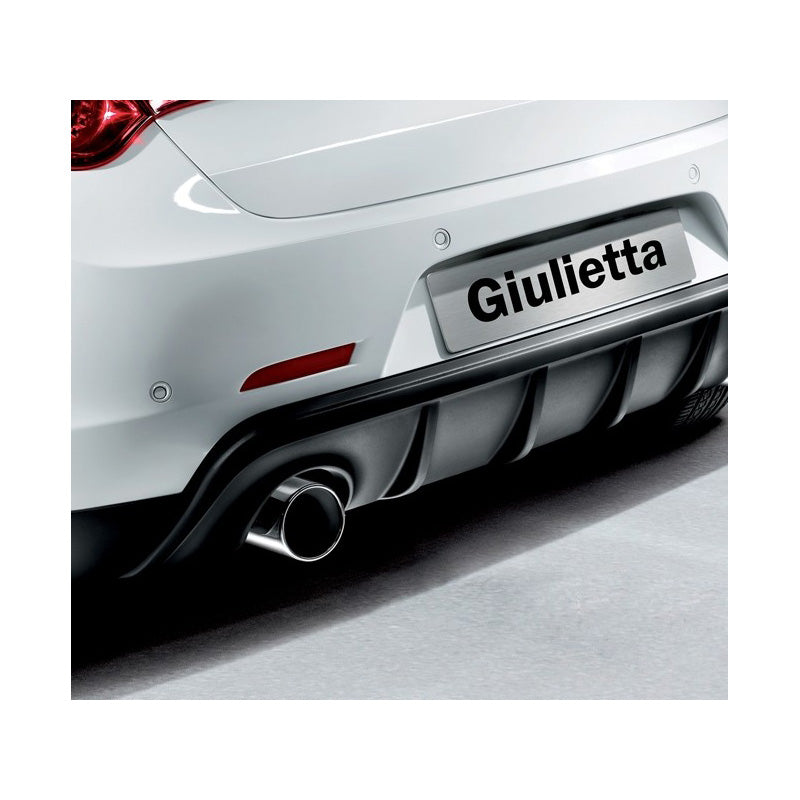 Motordrome, minigonna paraurti posteriore (diffusore), adatto a Alfa Romeo Giulietta 2010- (scarico singolo a sinistra) (ABS)