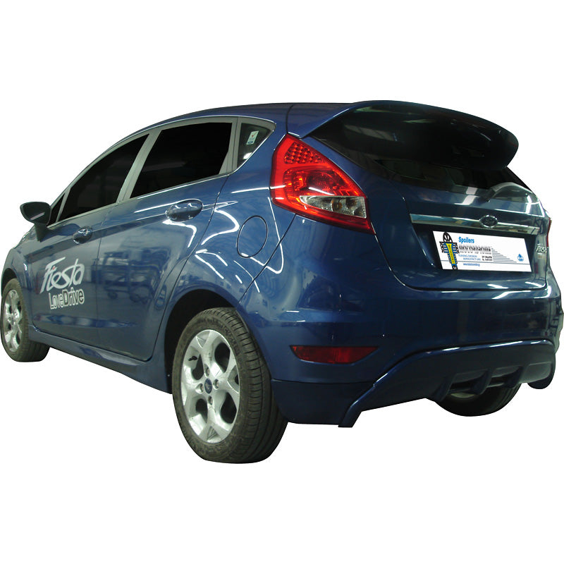 Motordrome, minigonna paraurti posteriore (Diffusore), adatto a Ford Fiesta VII 2008-2017 (ABS)