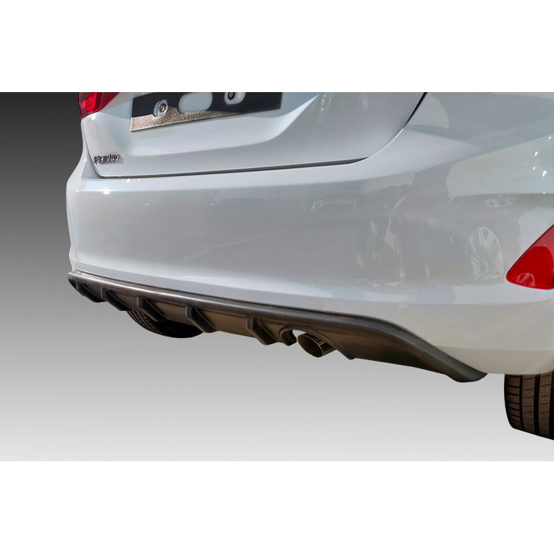 Motordrome, minigonna paraurti posteriore (Diffusore), adatto a Ford Fiesta VIII 2017- (ABS)