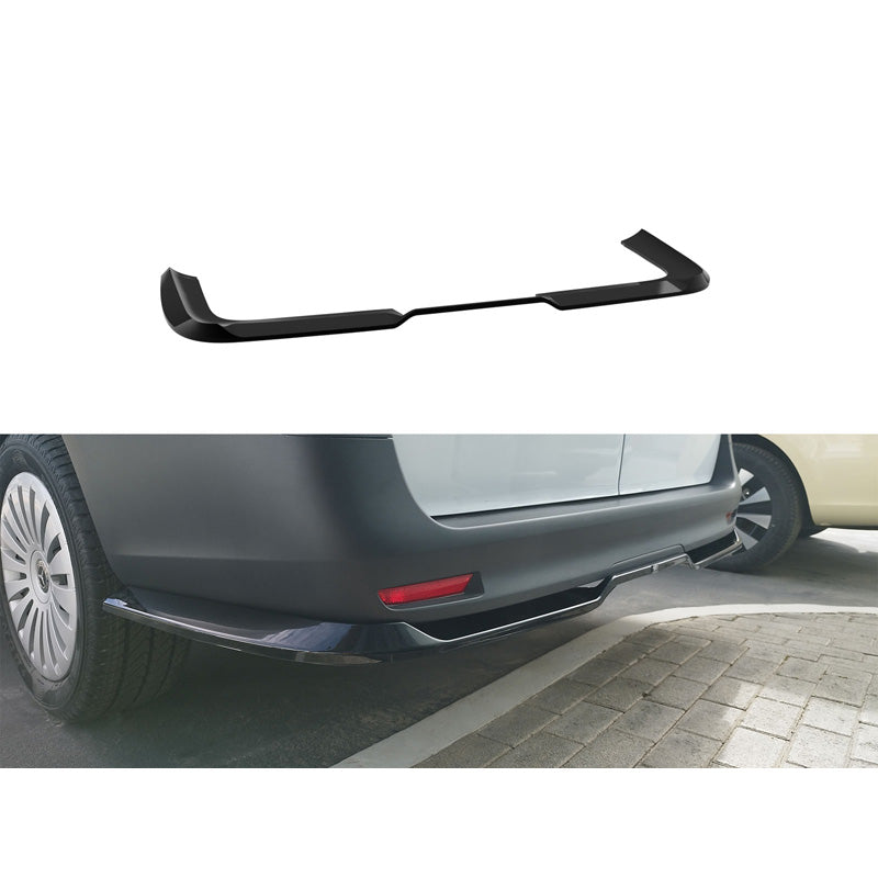 Motordrome, Grembialina del paraurti posteriore (Diffusore), ABS, Compatibile con Mercedes Vito W447 LWB Facelift 2024-