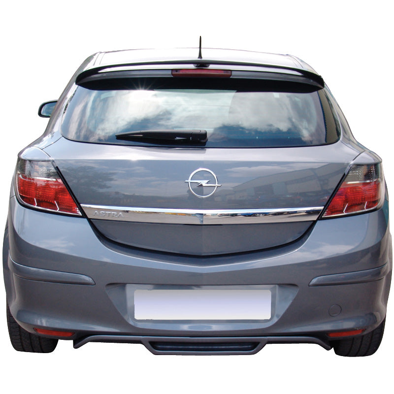 Motordrome, minigonna paraurti posteriore (diffusore), compatibile con Opel Astra H GTC 3 porte 2005-2009 (ABS)