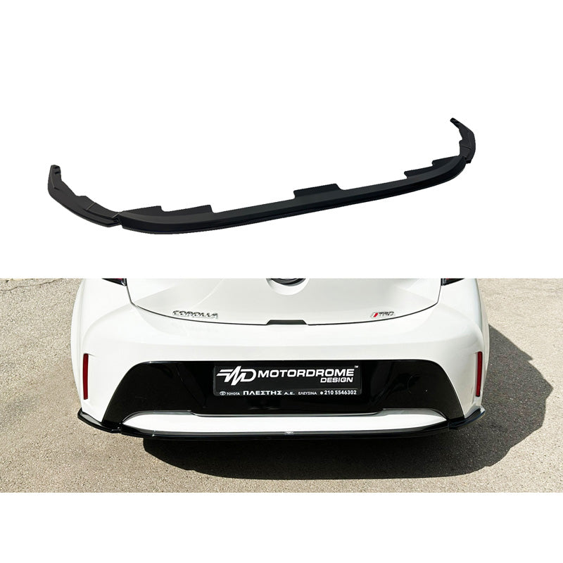 Motordrome, difuzor zadního nárazníku, vhodné pro Toyota Corolla Hatchback (E21) 2019- (ABS leskle černá)