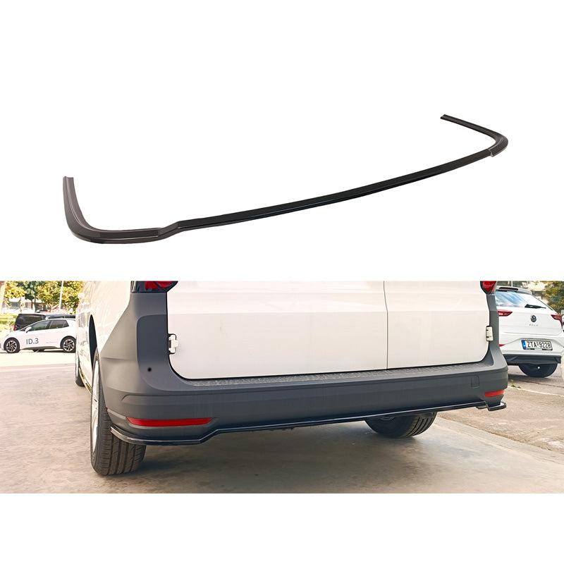 Motordrome, nakładka tylnego zderzaka (dyfuzor), pasuje do Volkswagen Caddy Maxi V Box/MPV 2020- (ABS czarny połysk)