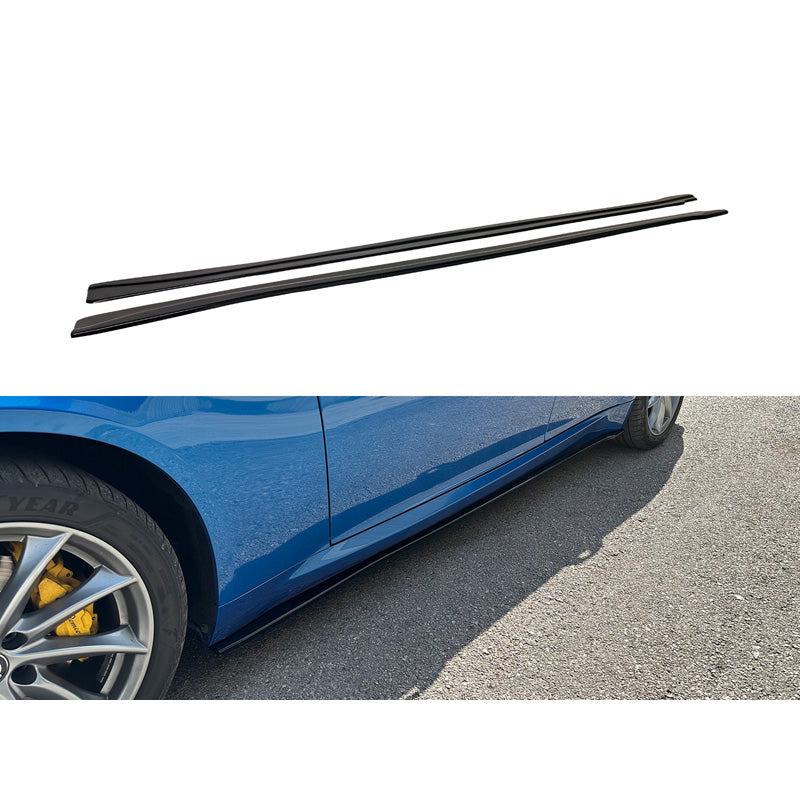 Motordrome, minigonne, adatto a Alfa Romeo Giulia 2015- (ABS nero lucido)