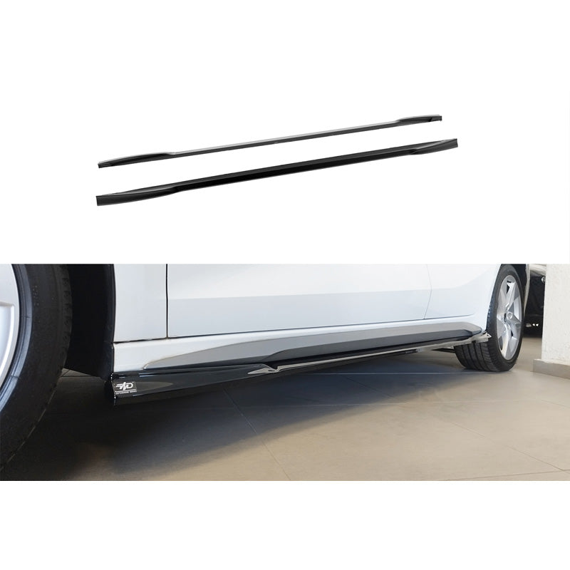 Motordrome, Sideskørte, Gloss Black, passer til Audi A3 (8Y) Sportback & Sedan S-Line / S3 (2020-2024) inkl. Facelift (2024-)