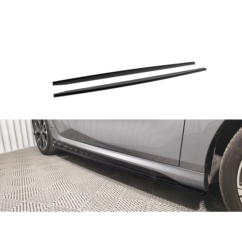 Motordrome, Sideskørte, Blank sort, passer til BMW 1-Serie (F70) M-Sport/M135 (2024-)