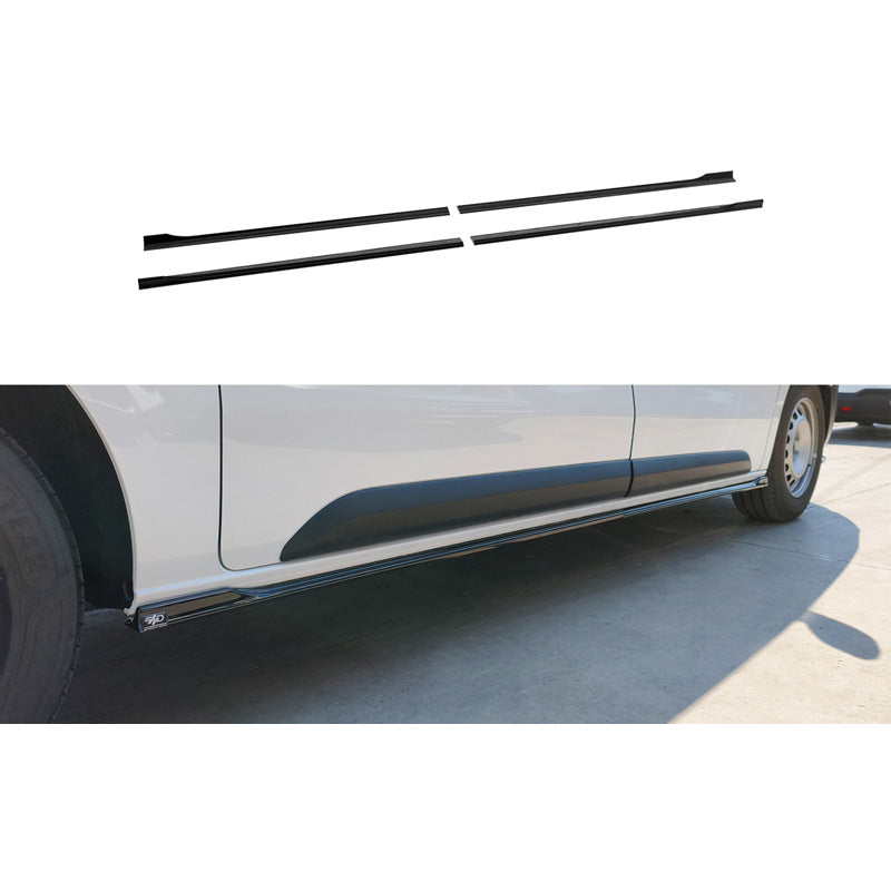 Motordrome, Sideskørte, ABS, passer til Citroën Jumpy/Dispatch/Spacetourer & Peugeot Expert III/Traveller & Toyota Proace (2016-) & Opel Vivaro C/Zafira Life (2019-) & Fiat Scudo/Ulysse (2022-) (L2)