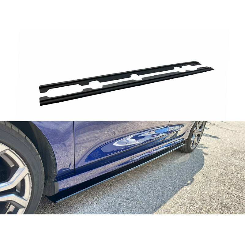 Motordrome, minigonne laterali V.2, ABS, adatto a Ford Fiësta VIII ST/ST-Line 2017-, nero