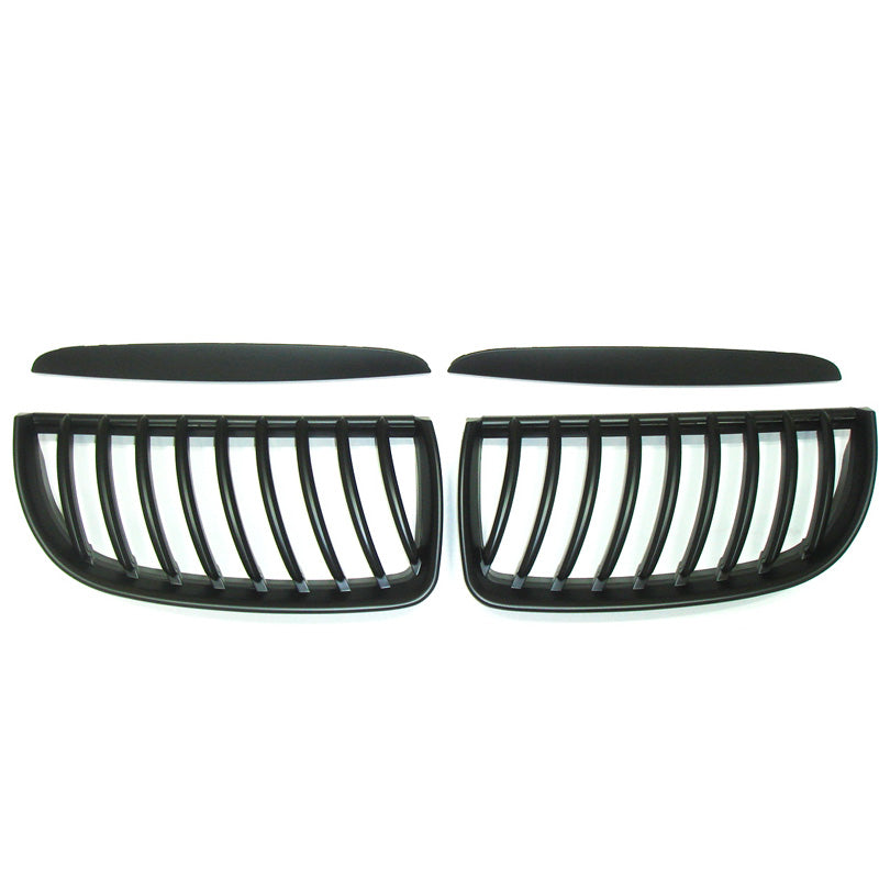 Matně černá maska chladiče, pasuje na BMW 3-Series E90/E91 Sedan/Touring 2005-2008
