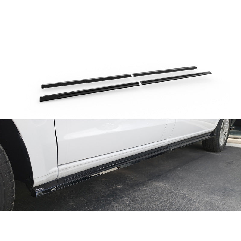 Motordrome, minigonne laterali in ABS, adatto a Mercedes Vito W447 LWB 2014-2024 & Facelift 2024-, nero