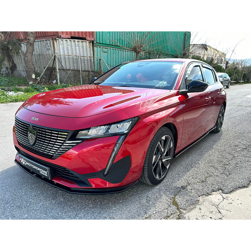 Motordrome, Boční prahy, vhodné pro Peugeot 308 III HB & SW 2021- (ABS lesklá černá)