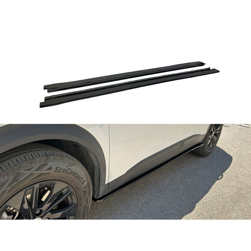Motordrome, Side skirts, fits Peugeot 2008 II 2019- (ABS Gloss black)