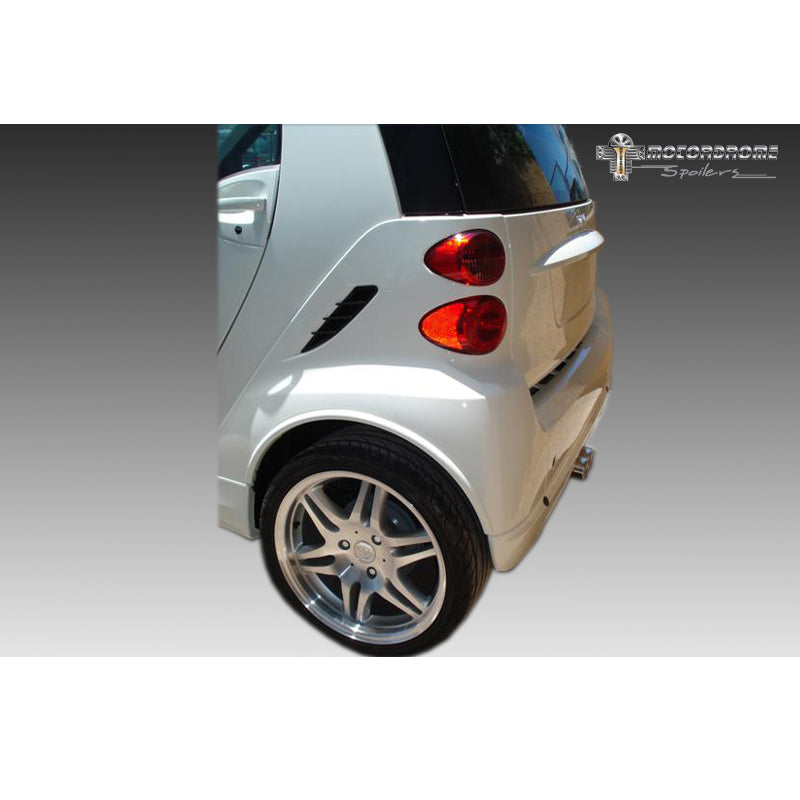 Motordrome, rozšíření zadních lemů blatníků, pasuje na MCC Smart ForTwo 4/2007- (2 díly) (ABS)