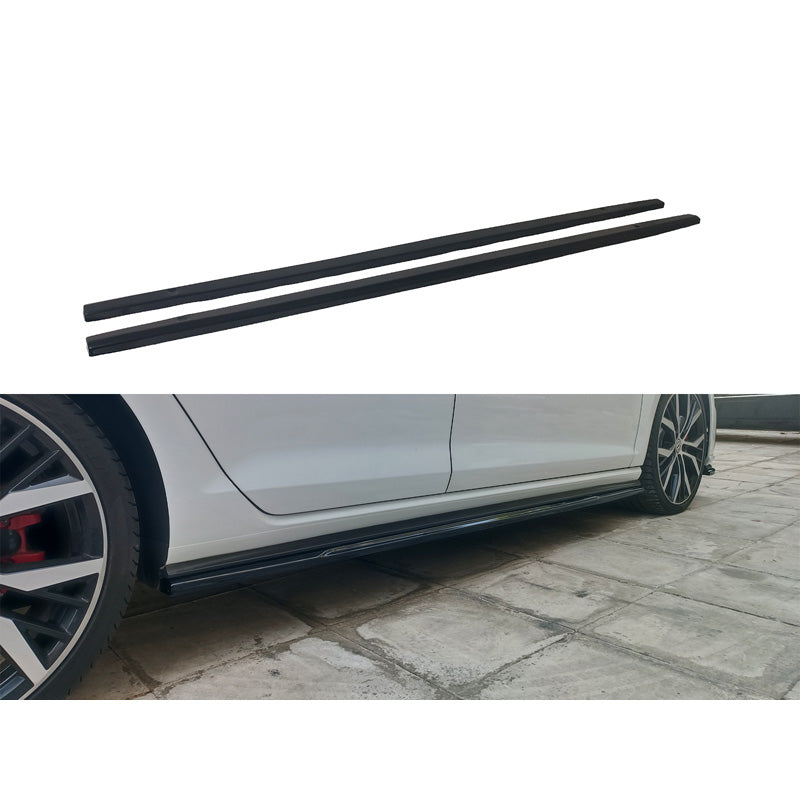 Motordrome, Side skirts, fits Volkswagen Golf 7 & 7.5 GTI 2012-2020 (ABS Glossy black)