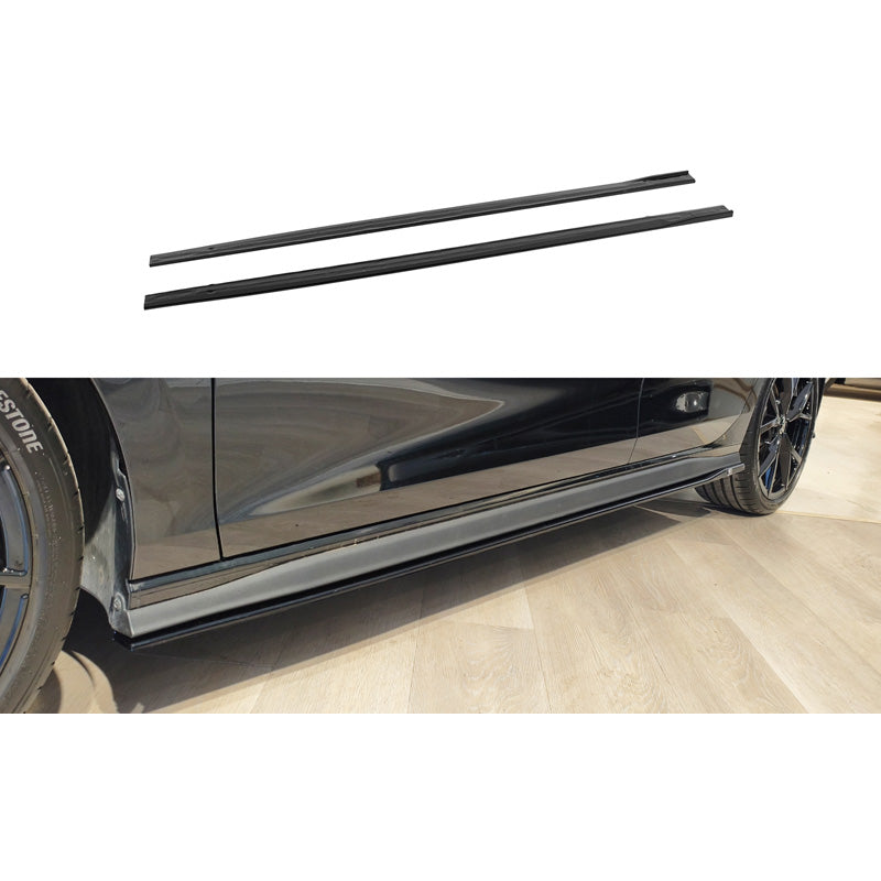 Motordrome, boční prahy, lesklá černá, vhodné pro Volkswagen Golf VIII (CD1) GTI/ GTI Clubsport/ R-Line (2020-)
