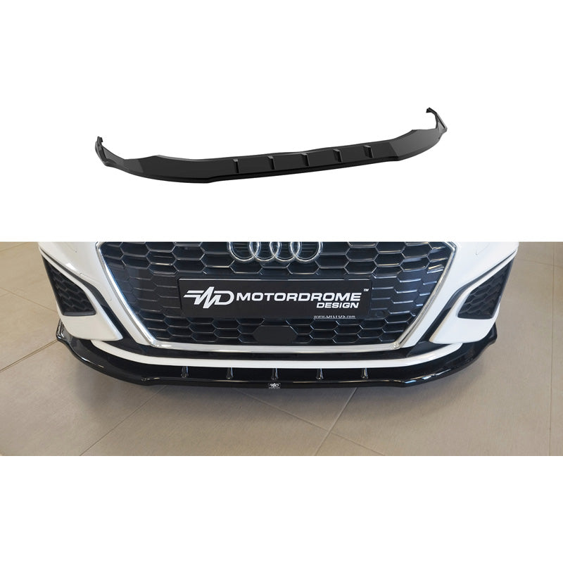 Motordrome, Frontspoiler, ABS, passer til Audi A3 (8Y) Sportback & Sedan S-Line / S3 (2020-2024)
