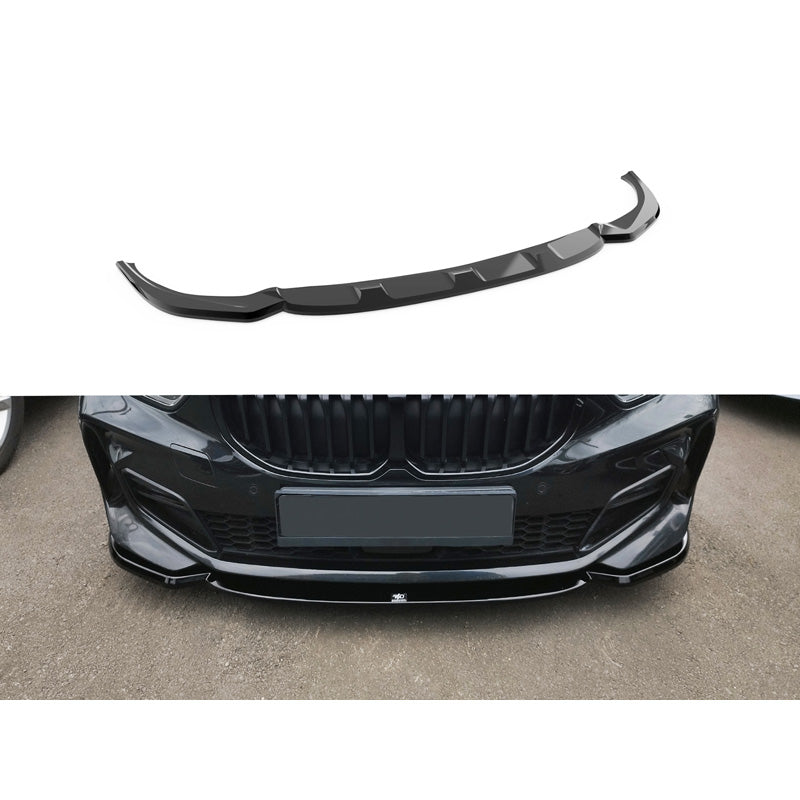 Motordrome, spoiler delantero, ABS, compatible con BMW 1-Serie (F40) M-Sport 2019-2024, negro