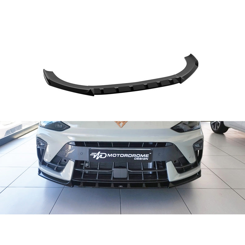 Motordrome spoiler anteriore adatto a Cupra Leon Mk1 Facelift 2024- (ABS)