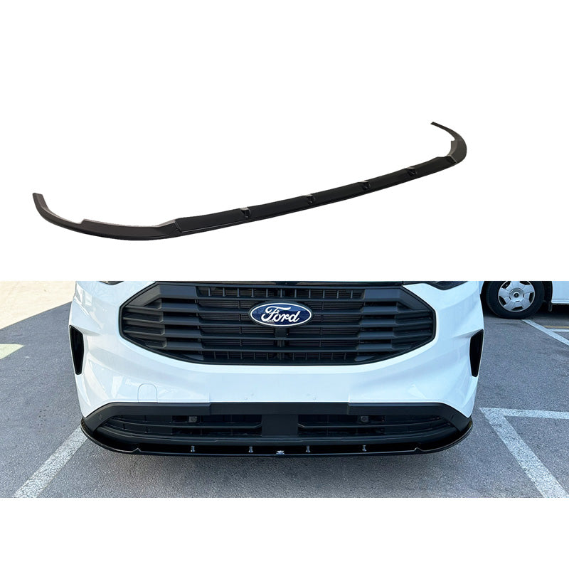 Motordrome, Front spoiler, Fits Ford Transit Custom (V710) 2023- (ABS Gloss black)