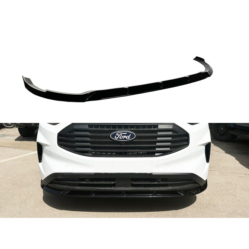 Motordrome, Spoiler anteriore V.2, adatto a Ford Transit Custom (V710) 2023- (ABS nero lucido)