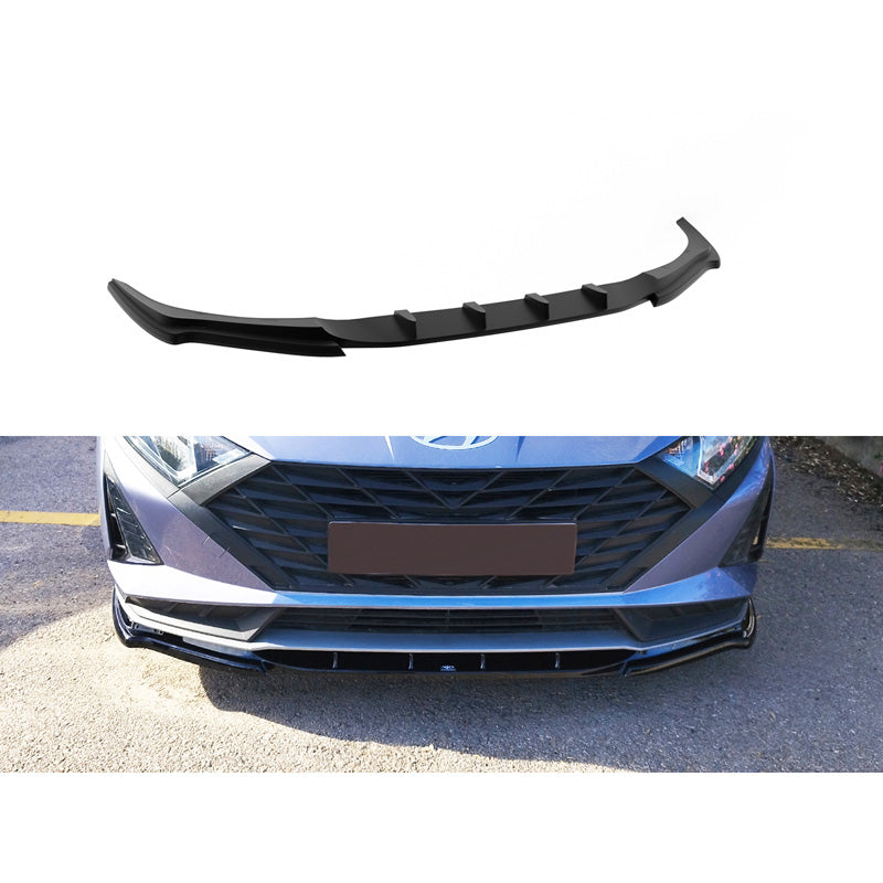 Motordrome, přední spoiler, ABS Glossy černá, pasuje na Hyundai i20 III Facelift (excl. N / N-Line) 2023-