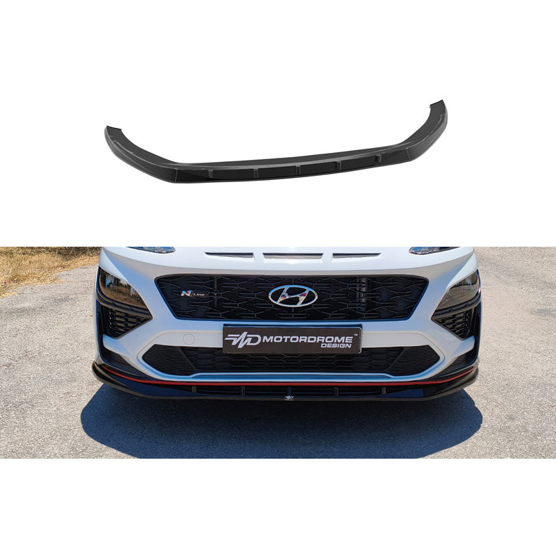 Motordrome, Frontspoiler, ABS, passer til Hyundai Kona mk1 Facelift (2020-2023)