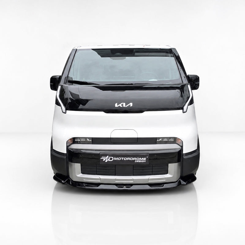 Motordrome, Frontspoiler, Blank sort, passer til Kia PV5 Cargo & Passenger (2025-)