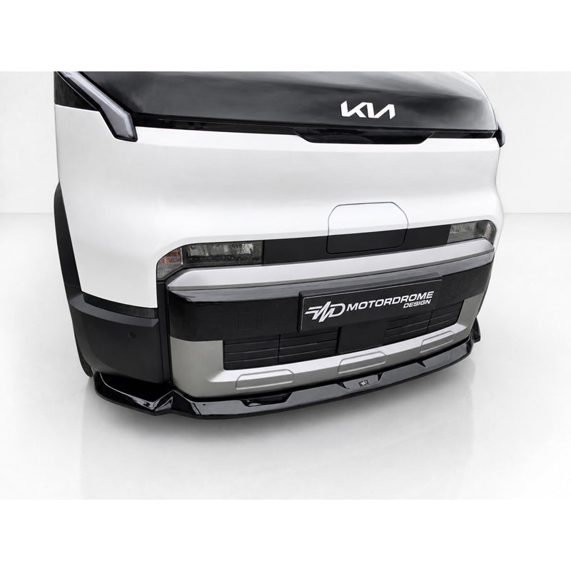 Motordrome, Frontspoiler, Blank sort, passer til Kia PV5 Cargo & Passenger (2025-)