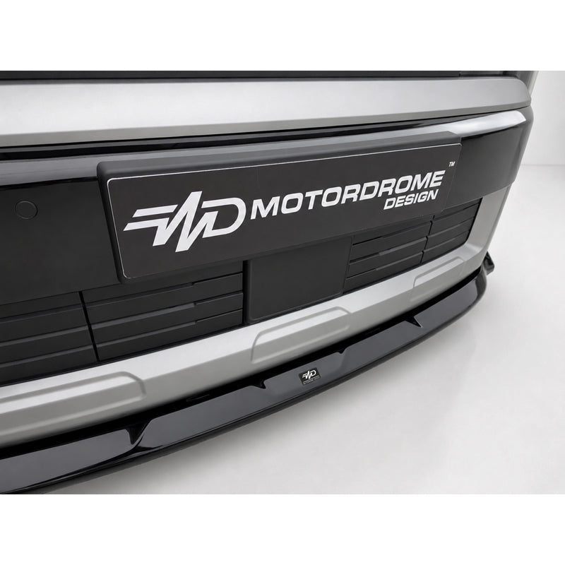 Motordrome, Frontspoiler, Blank sort, passer til Kia PV5 Cargo & Passenger (2025-)