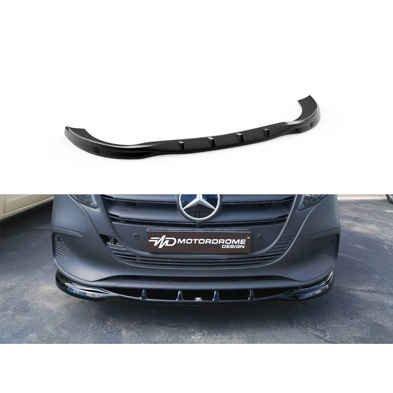 Motordrome, spoiler delantero, plástico ABS, compatible con Mercedes Vito W447 Facelift 2024-, diseño aerodinámico