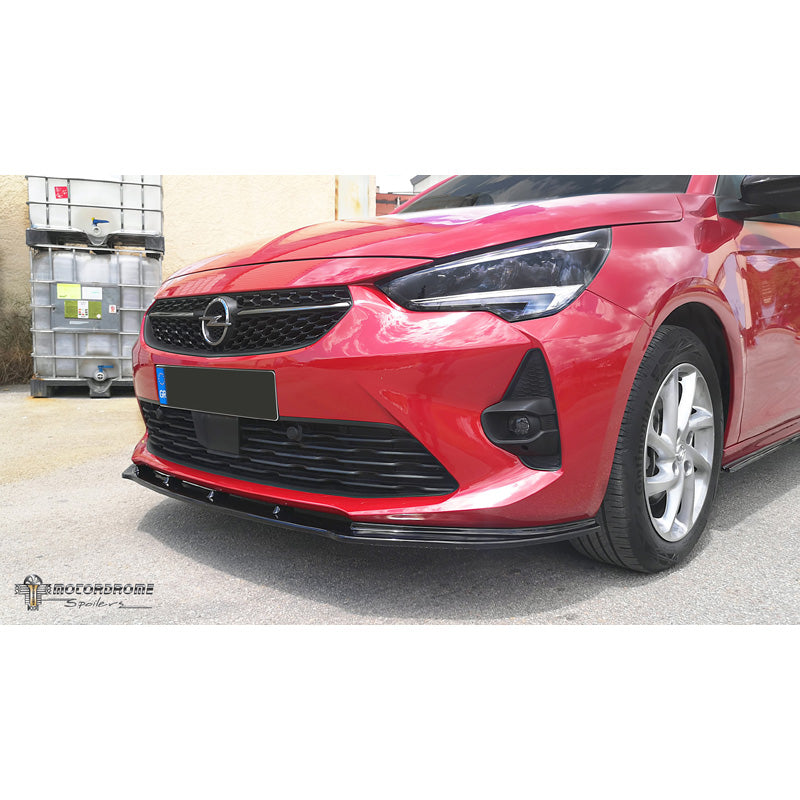 Motordrome, spoiler anteriore, adatto a Opel Corsa F GS-Line 2019- (ABS)