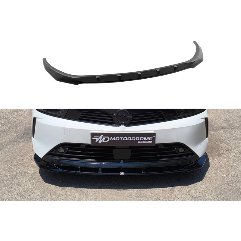 Motordrome, spoiler delantero, compatible con Volkswagen Opel Astra L Hatchback + Sportstourer (2021-), ABS