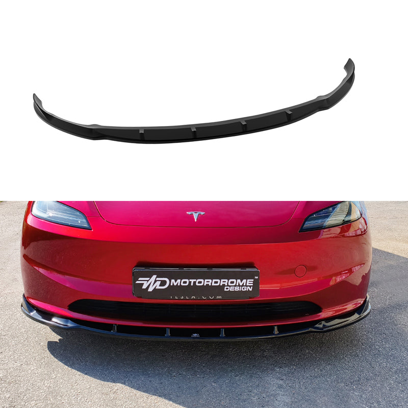 Motordrome, spoiler delantero, ABS, compatible con Tesla Model 3 Highland (Facelift) (2024-)