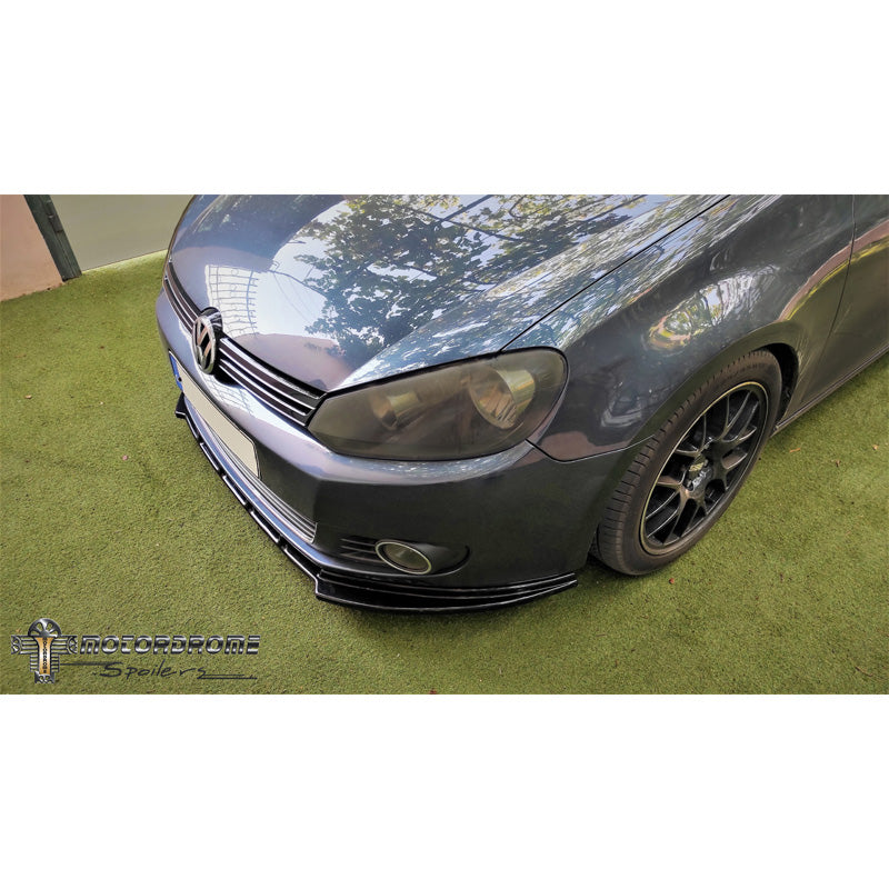 Motordrome, Front spoiler, fits Volkswagen Golf VI 2008-2012 excl. GTi/GTD/R/Plus (ABS)