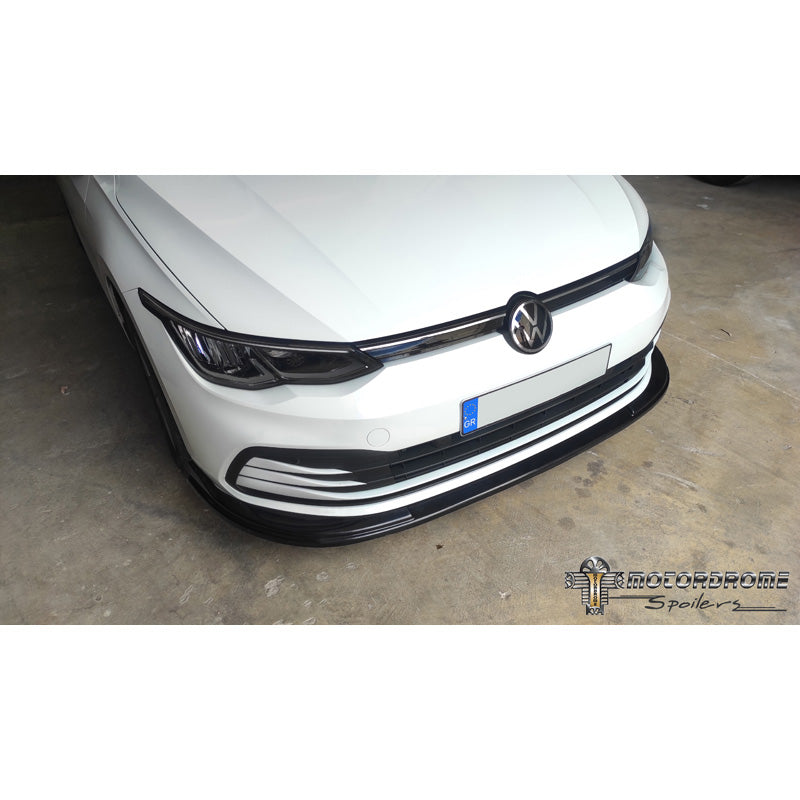 Motordrome, przedni spoiler, pasuje do Volkswagen Golf VIII HB/Variant 2020- excl. R/R-Line/GTi/GTD/GTE (ABS)