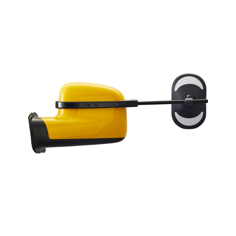 Emuk, lusterka do przyczepy, pasuje do Volkswagen Transporter T5 2003-2009 & Caddy 2003-2015 (Asymmetric mirrors)