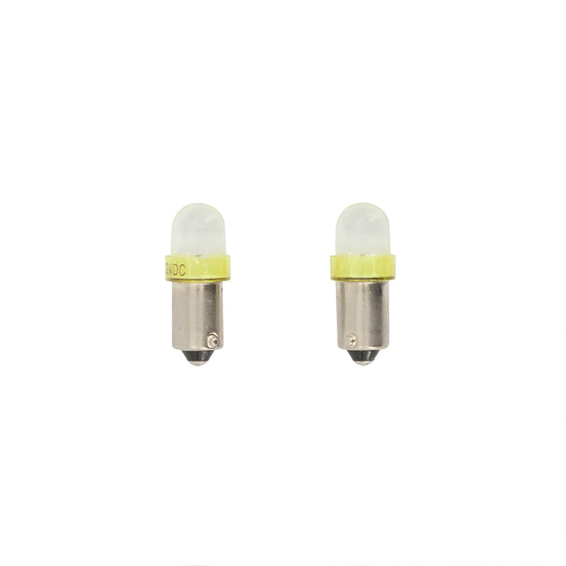 AutoStyle, lampadine LED BA9S 12V gialle - set da 2 pz.