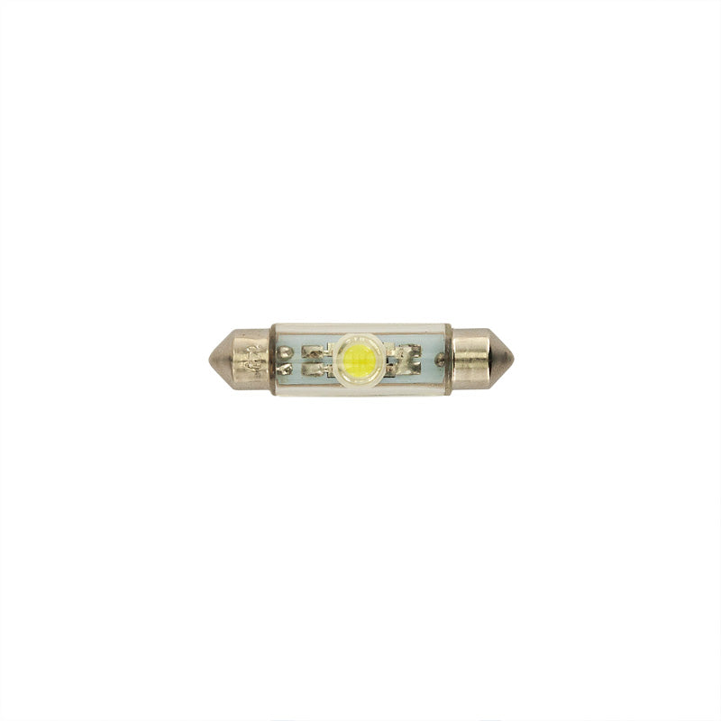 AutoStyle, lampadina LED a siluro 12V effetto xenon bianco 10x42mm - pezzo singolo