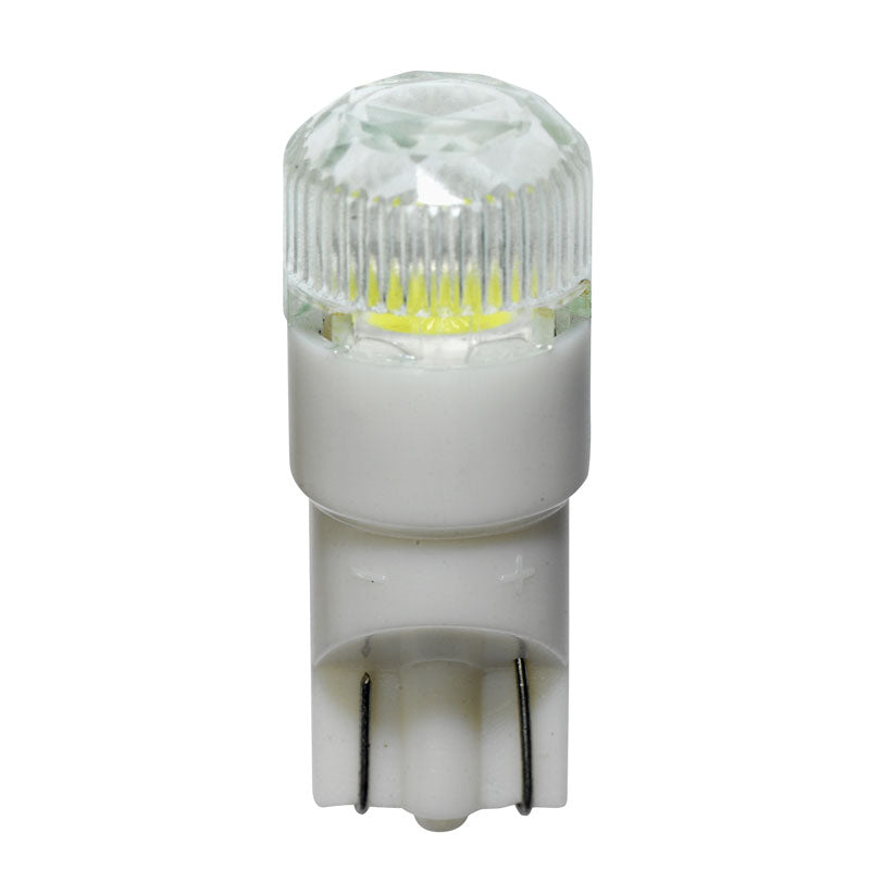 AutoStyle, lampadine LED T-10 12V effetto xenon bianco + cappuccio - set da 2