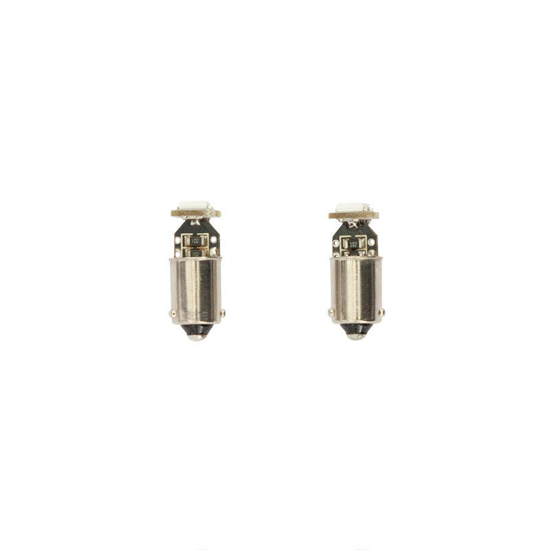 AutoStyle, bombillas SMD/LED con óptica xenón BAX9S (H6) - blancas - 12V - 2 uds.