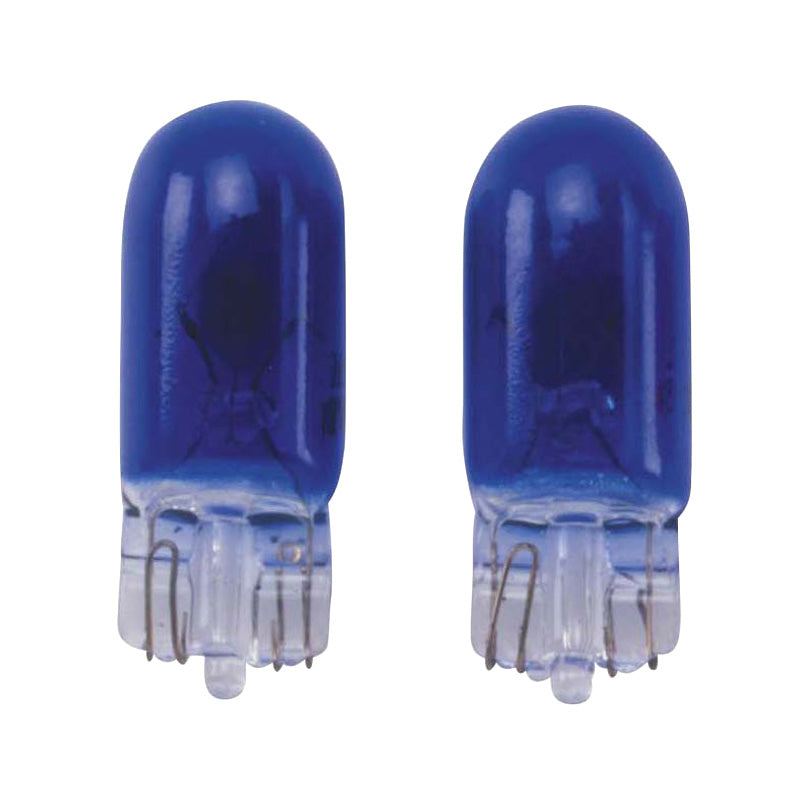 AutoStyle, T-10 12V/5W blauwe lamp - set van 2 stuks