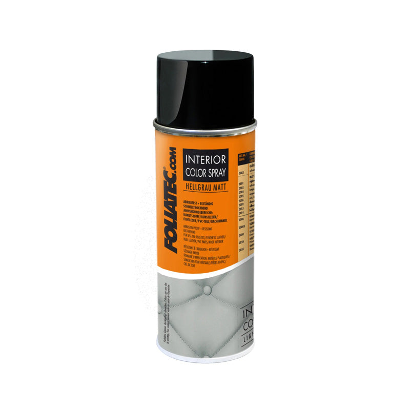 Foliatec, farba w sprayu do wnętrza - jasnoszara matowa 1x400ml