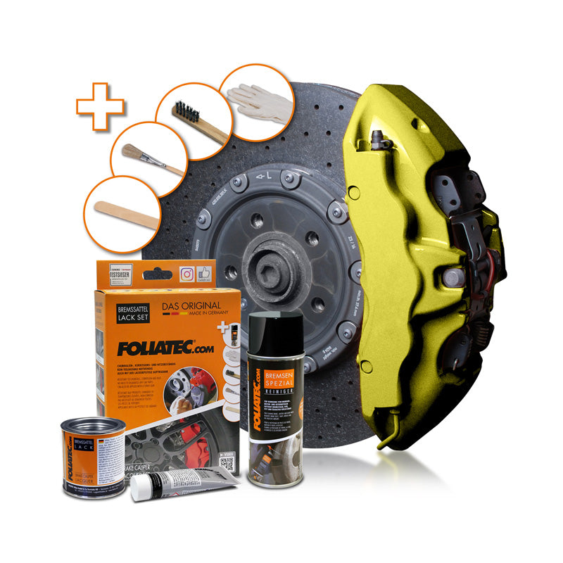 Foliatec, lakování brzdových třmenů,- hyper gold metalická - 3 komponenty