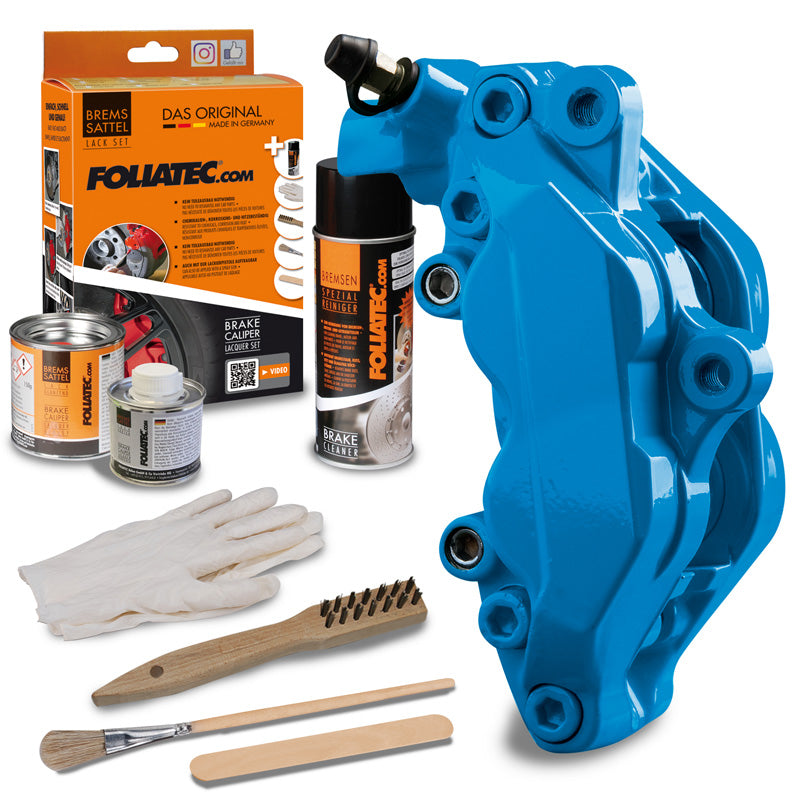 Foliatec, Brake Caliper Coating - GT blue - 3 Components