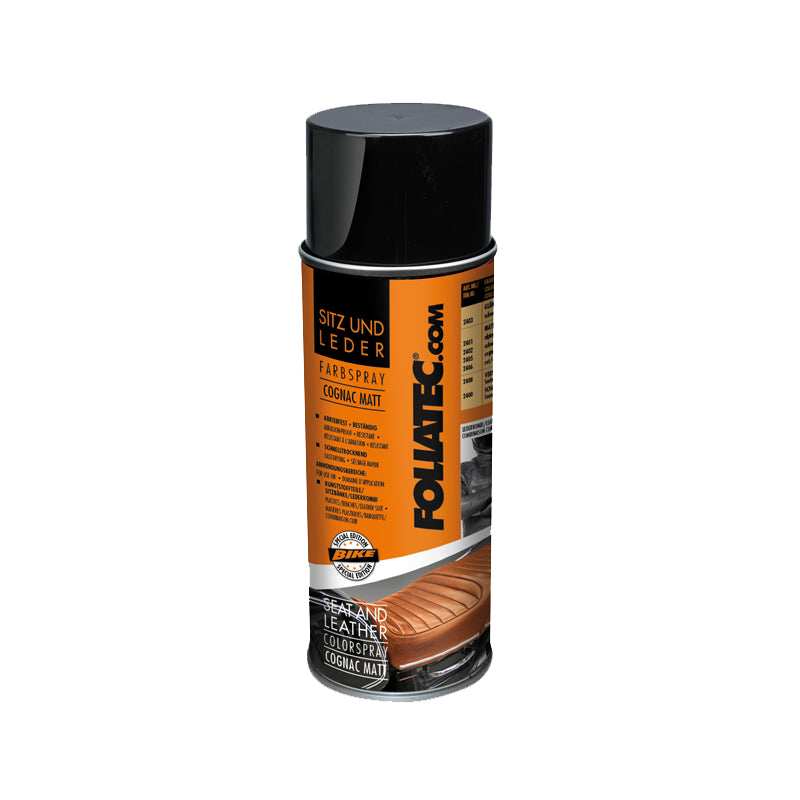 Foliatec Sprej na barvu sedadel a kůže - cognac matná 1x400ml