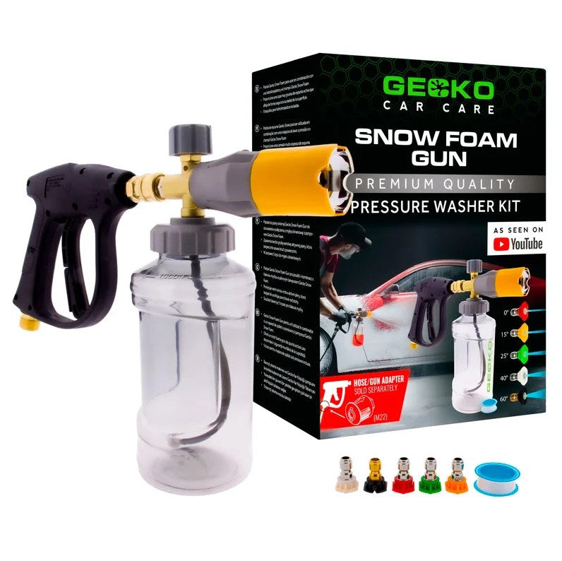 Gecko, pistolet do Snow Foam - skuteczne mycie samochodu