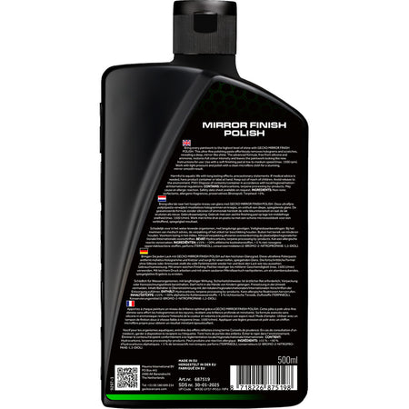 Gecko, Mirror Finish Polish, 500ml